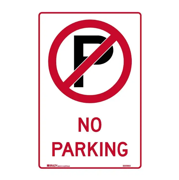 tanda dilarang parkir